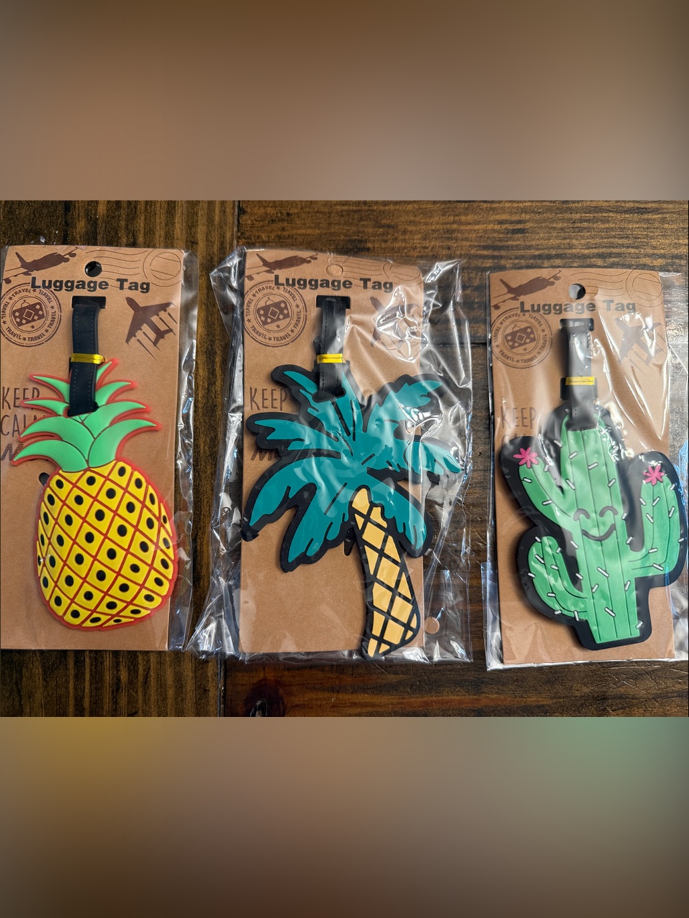 Durable & Brightly Playful Luggage Tags (Variety of Styles Available)